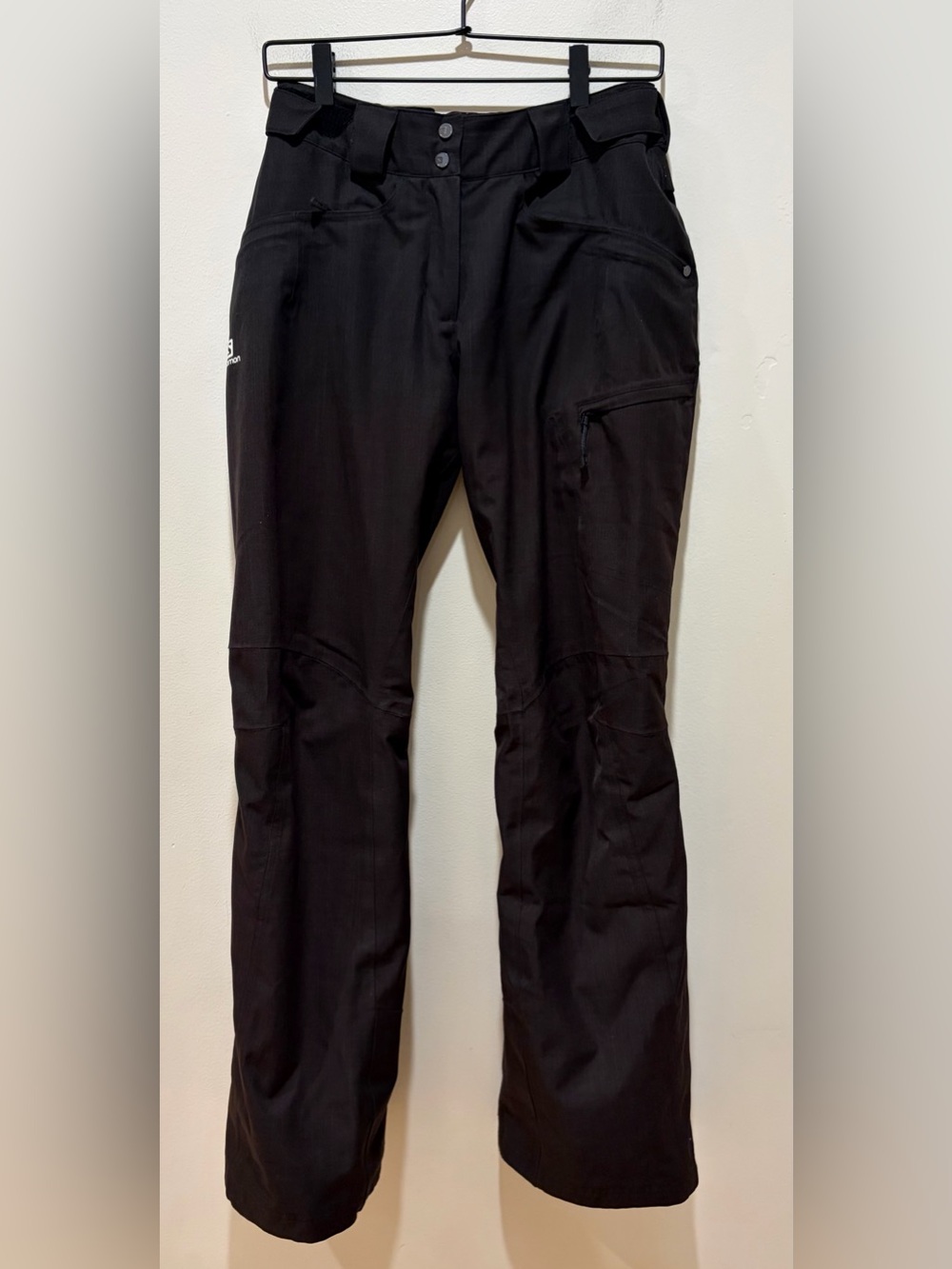 Salomon AdvancedSkin Dry Black Winter Snow Ski Pants - Women’s Size Small Sporty